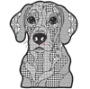 Изображение "Бигль" ДИЗАЙН машинной вышивки 