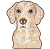 Изображение "Бигль" ДИЗАЙН машинной вышивки 