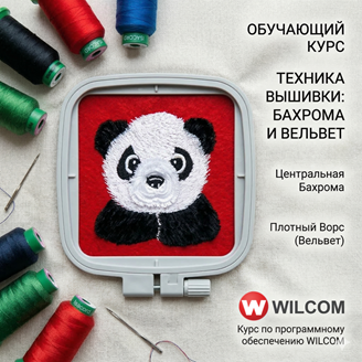Изображение Техника вышивки Бахрома и Вельвет. Мини-курс Wilcom ES. Он-лайн