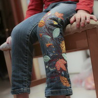 Вышиваем на джинсах