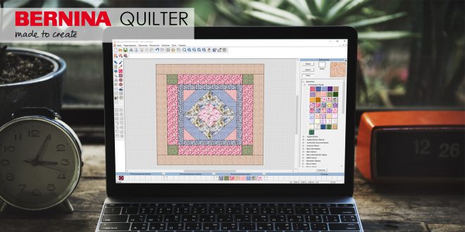 Bernina Квилтинг Формирование бордюра