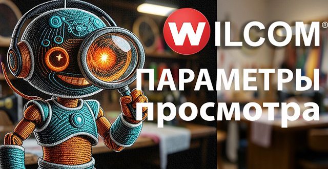 Параметры просмотра Wilcom EmbroideryStudio