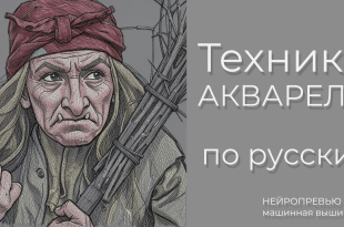 дизайн вышивки сказки акварельный стиль русские персонажи WatercolorRus