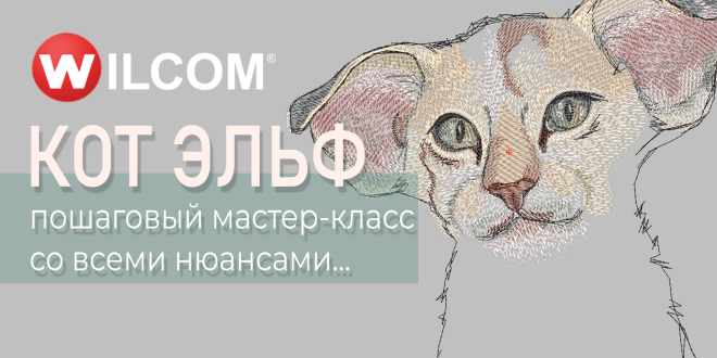 мастер-класс Кот-Эльф вышивка