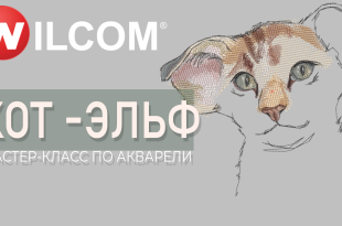 мастер-класс Кот-Эльф вышивка